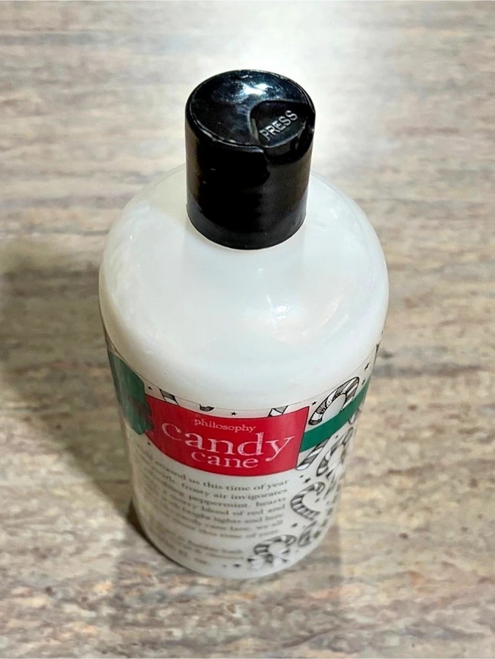 Philosophy Candy Cane Shampoo, Shower Gel, and Bubble Bath Size 16 fl oz